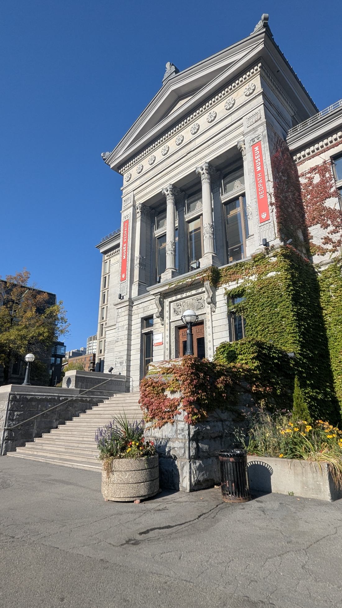 The Redpath Museum building on a university campus