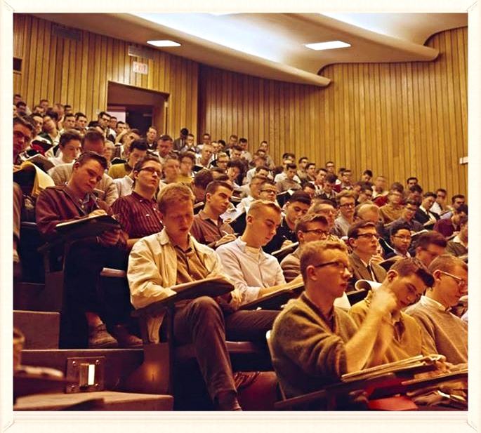 A university lecture hall