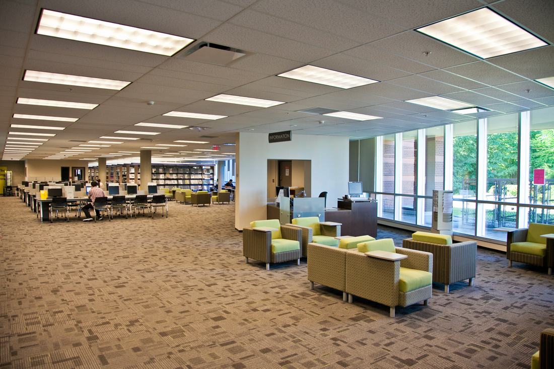 A university campus library building